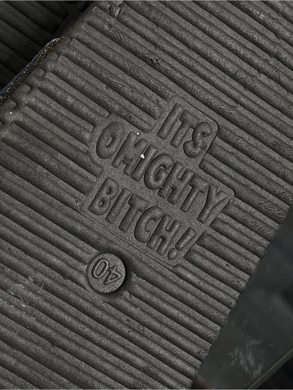 OMIGHTY x Levi's Re-Worked Denim Slides Sandal Size EU 40 - Picture 16 of 16